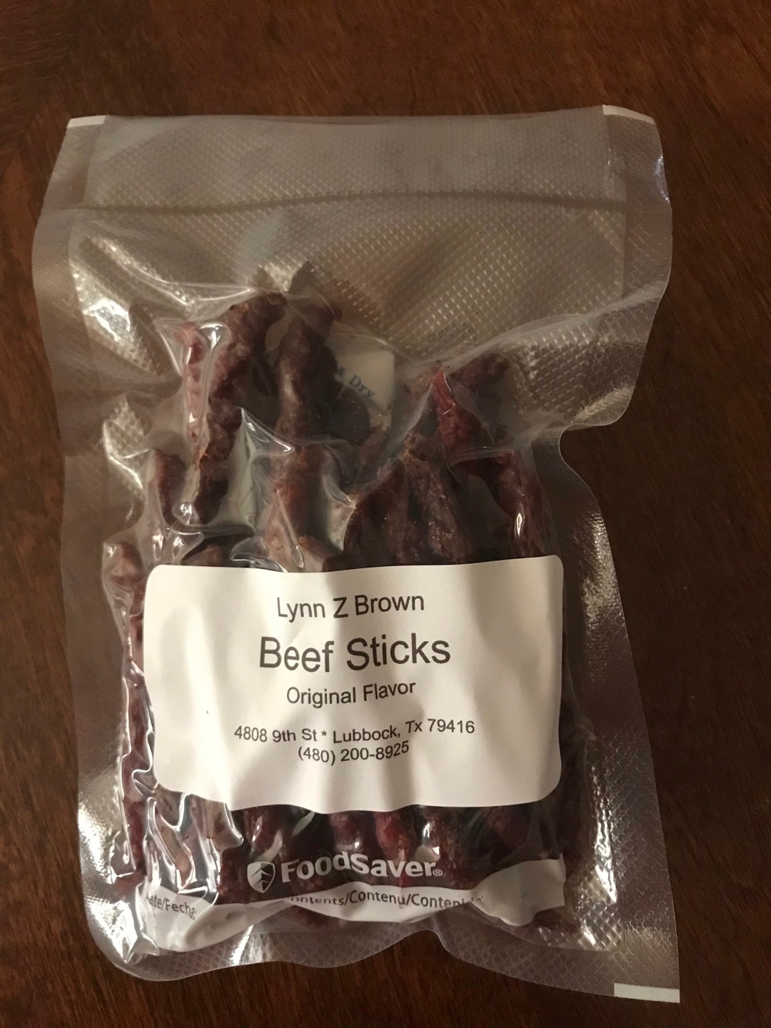Homemade Beef Sticks 1/2 Lb Etsy