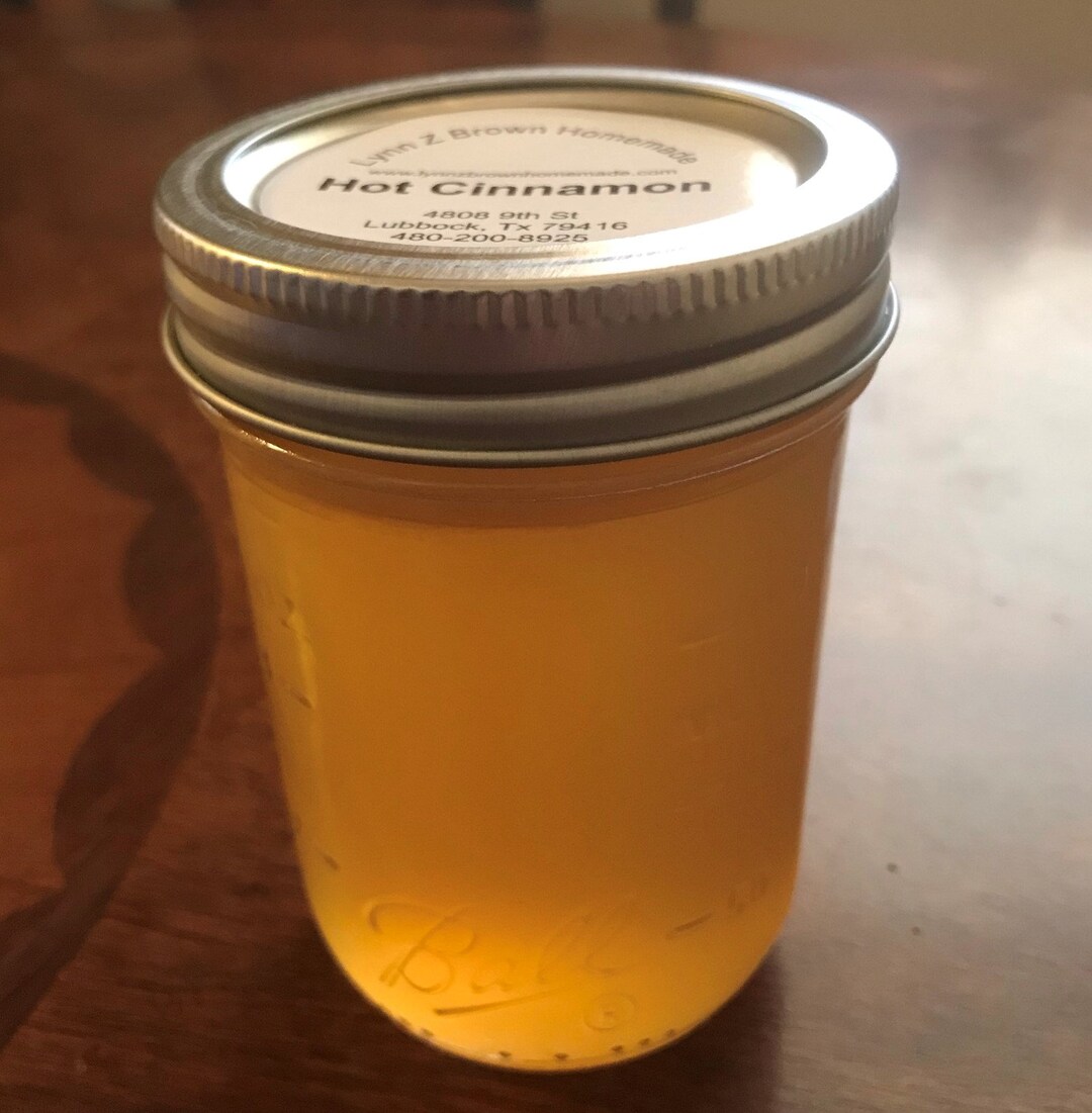 Hot Cinnamon Jelly Homemade Etsy