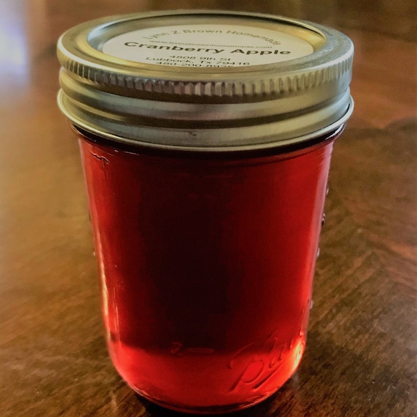 Cranberry Apple Jelly Homemade