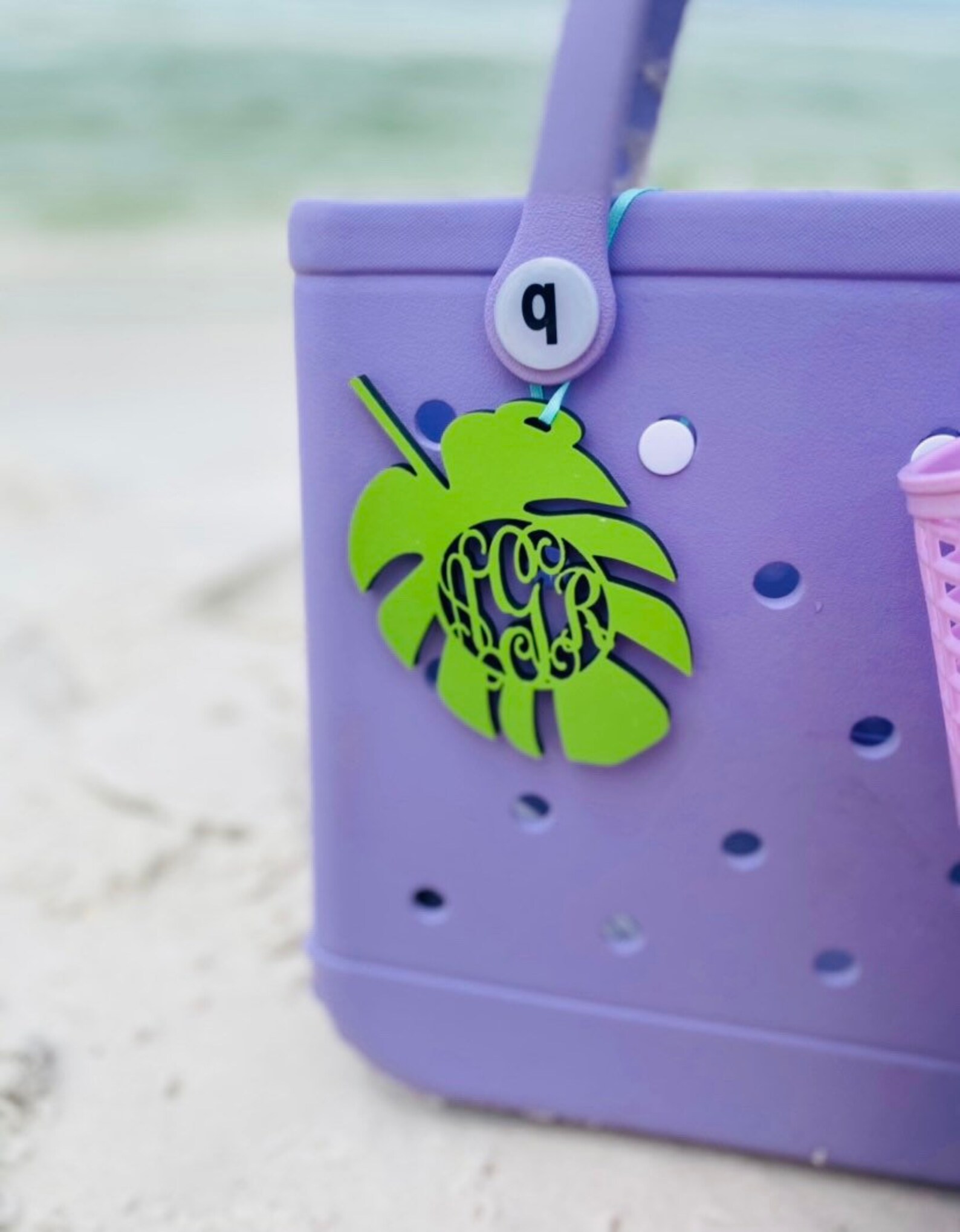 Bogg Bag Monogram Bogg Bag Charm Bogg Bag Tassel Beach Bag Etsy