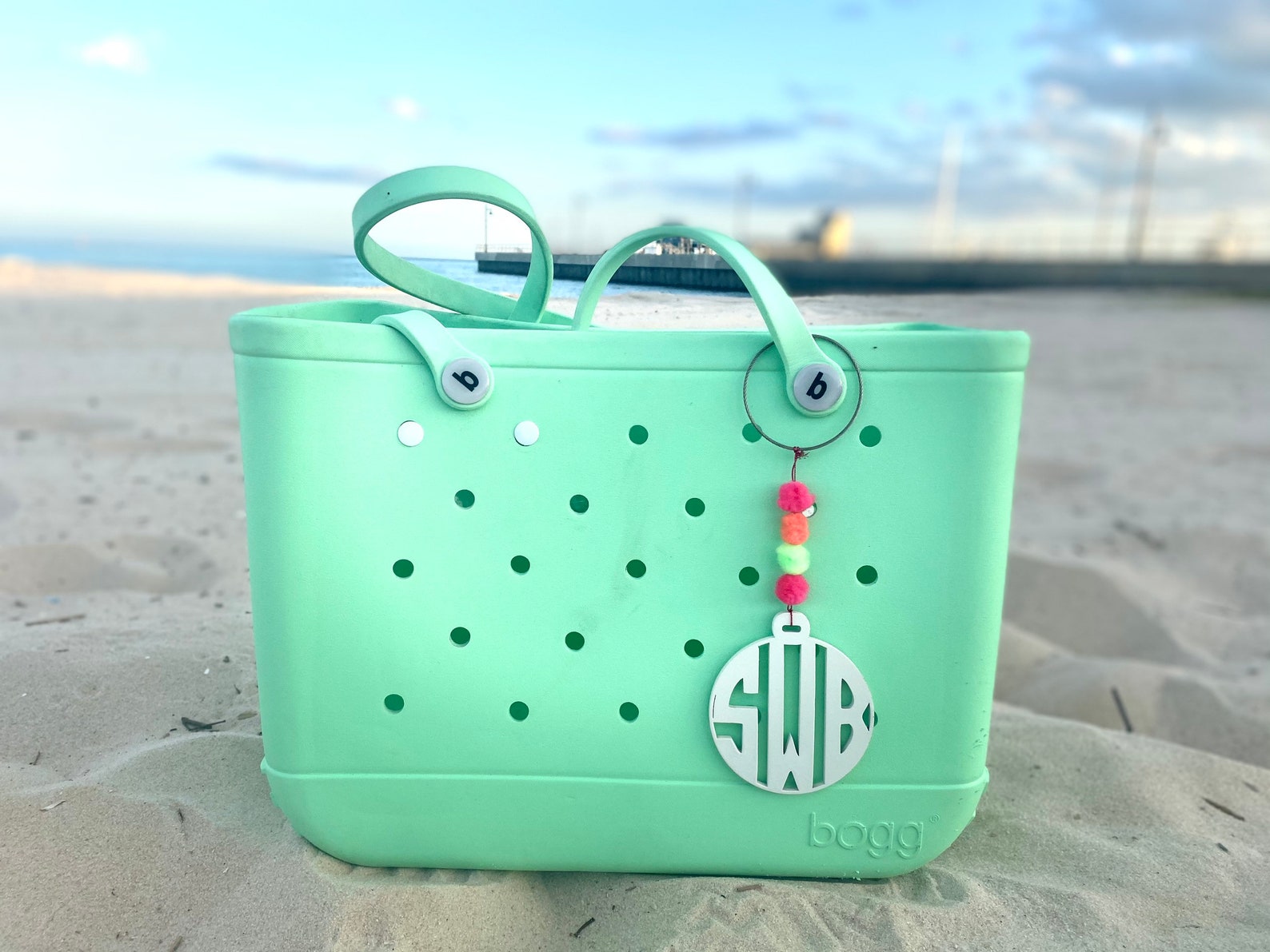 Bogg Bag Accessory Bogg Bag Charm Bogg Bag Tassel Wooden Etsy