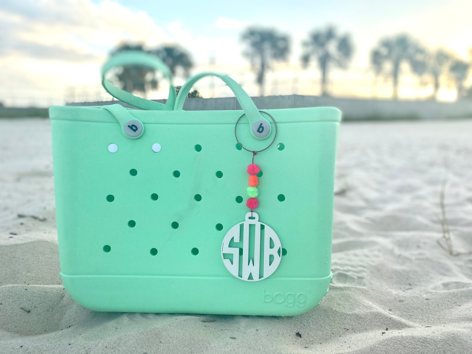 Bogg Bag Accessory Bogg Bag Charm Bogg Bag Tassel Wooden Etsy