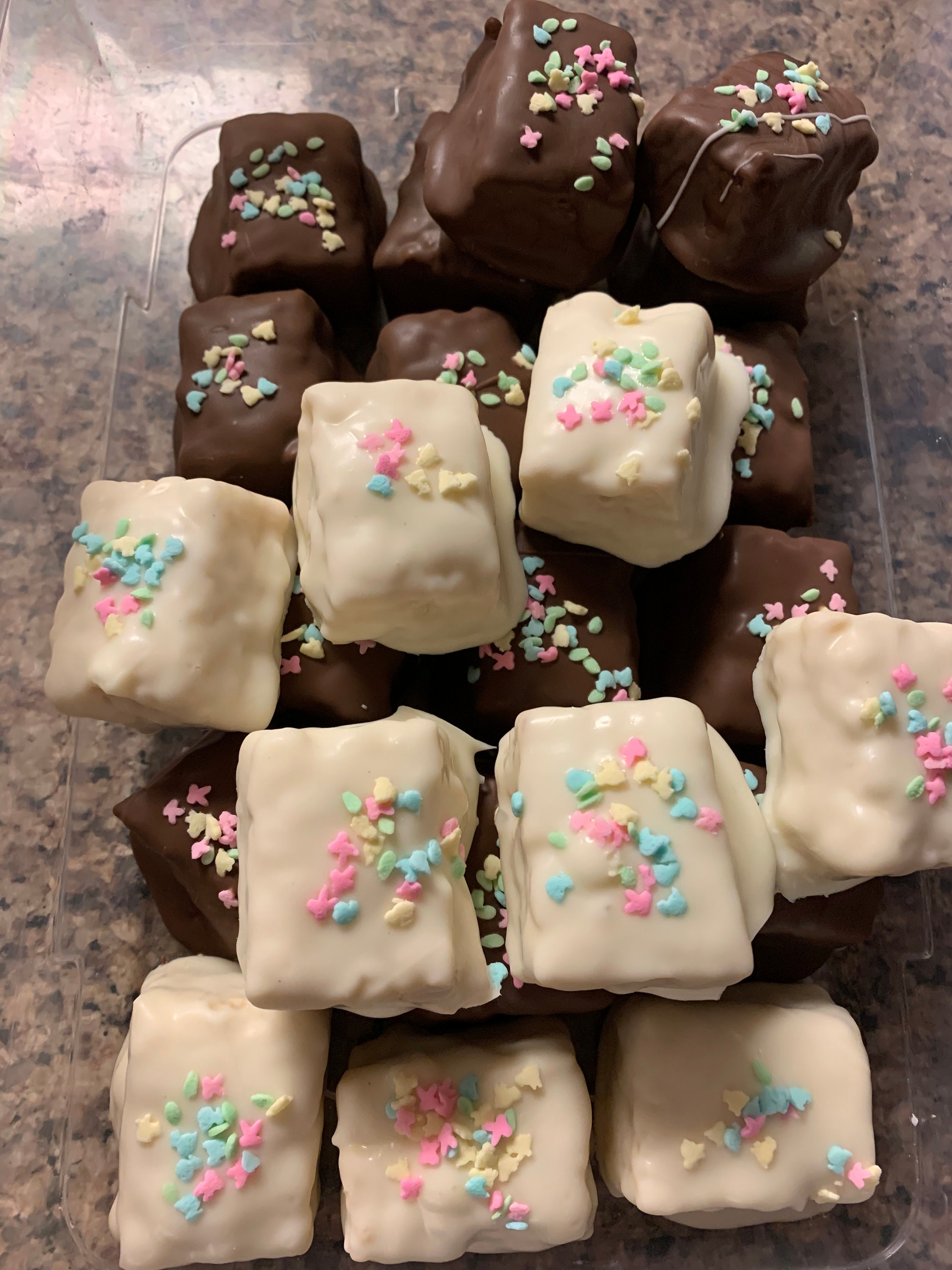 Happy Birthday /All occasion Chocolate Covered Marshmallow Etsy