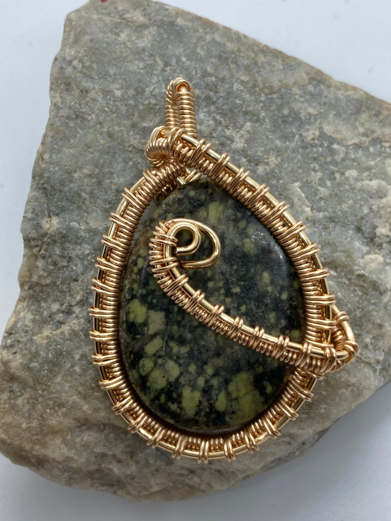 Necklace Dragon egg handcrafted pendant