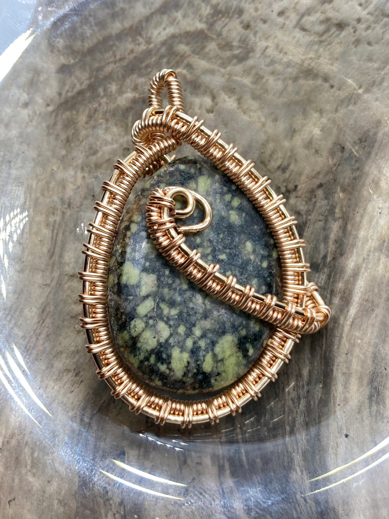 Necklace Dragon egg handcrafted pendant