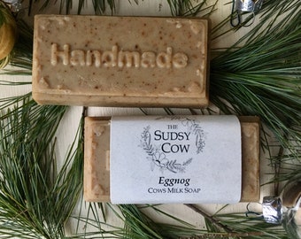 Eggnog Cows Milk Soap