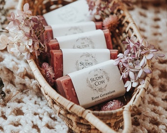 Rose Geranium Cows Milk Soap