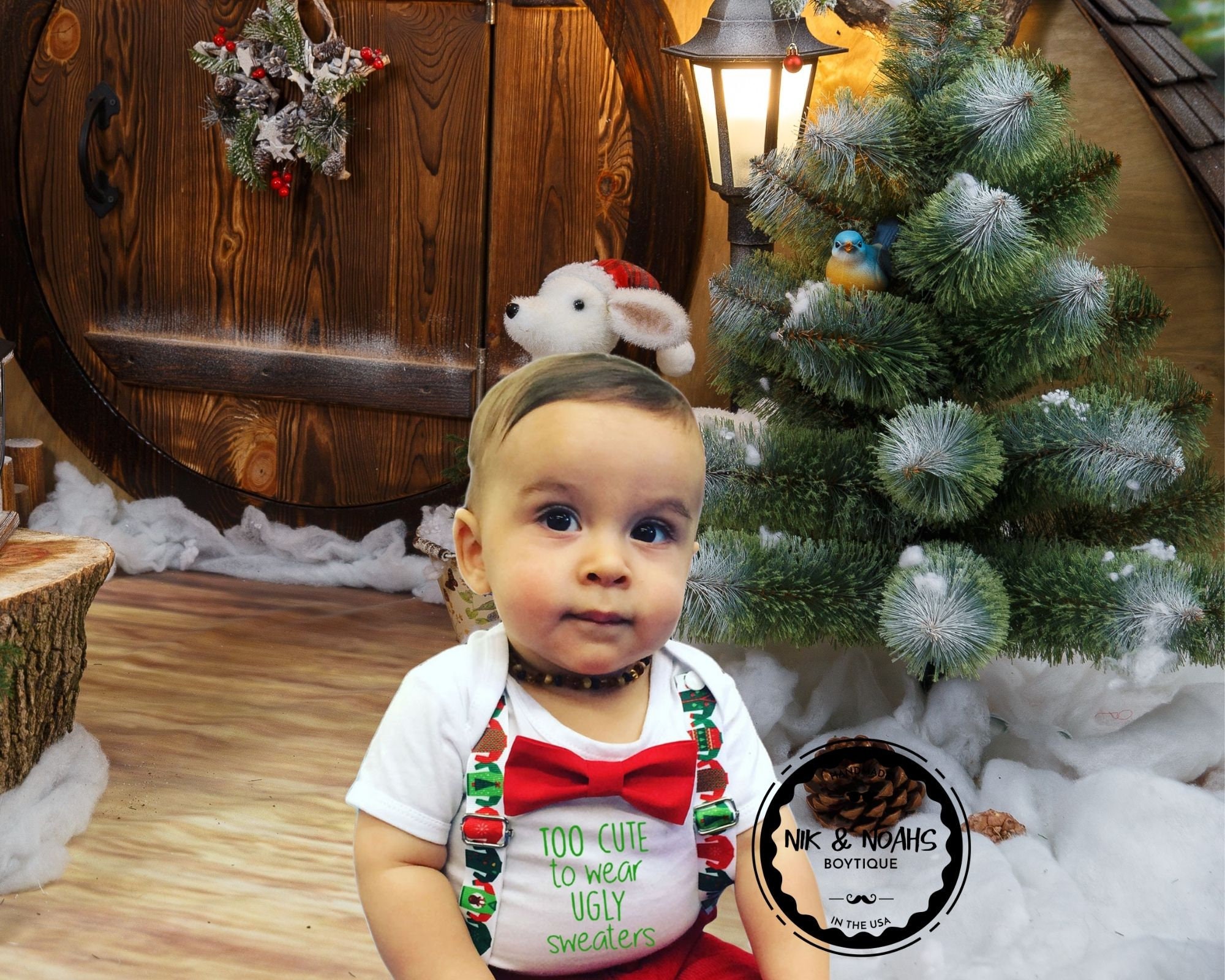 baby christmas ugly sweater