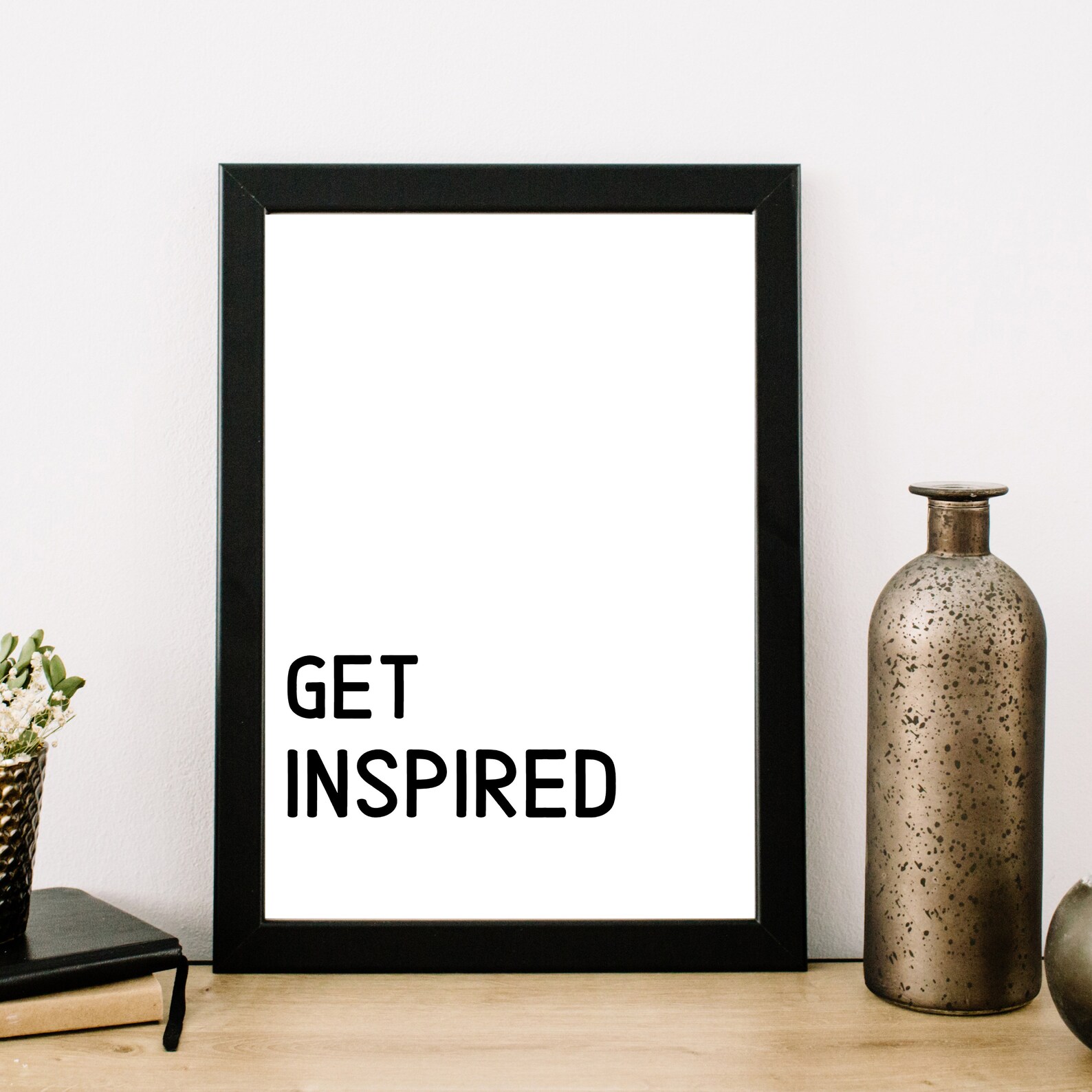 Laat je inspireren door Digitale kunst Citaat Art Etsy