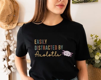 Axolotl Shirt, Funny Axolotl T Shirt, Cute Axolotl Lovers Gift , Axolotl Birthday Tee, Axolotl Salamander Lover T-Shirt , Gift for Teen