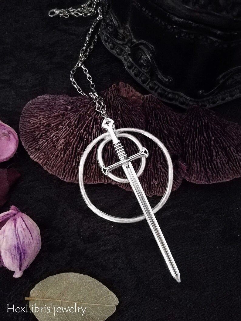 King of swords necklace-occult necklace-gothic necklace
