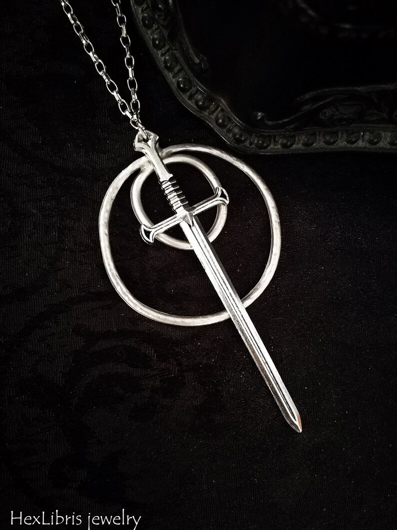 King of swords necklace-occult necklace-gothic necklace