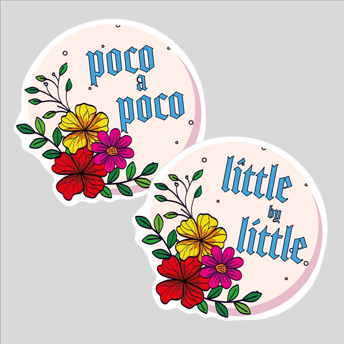 Poco a Poco Little by Little Sticker Waterproof Sticker Etsy Poco a Poco Little by Little Sticker Waterproof Sticker Etsy