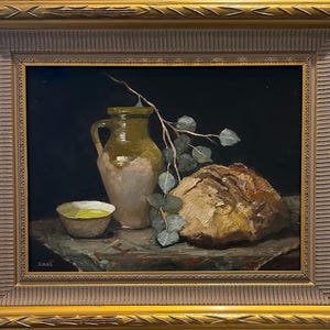 Still Life with Jar and Bread