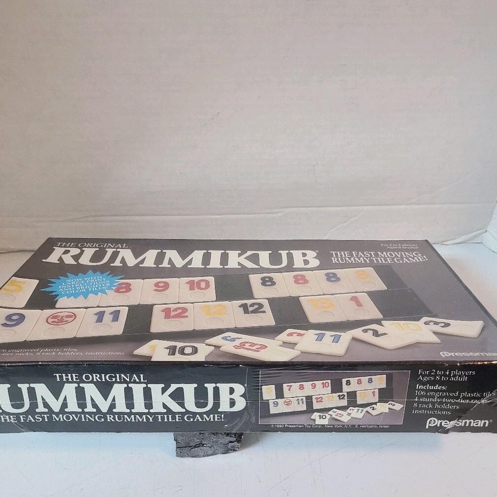 The Original Rummikub Pressman 1990 Game Etsy