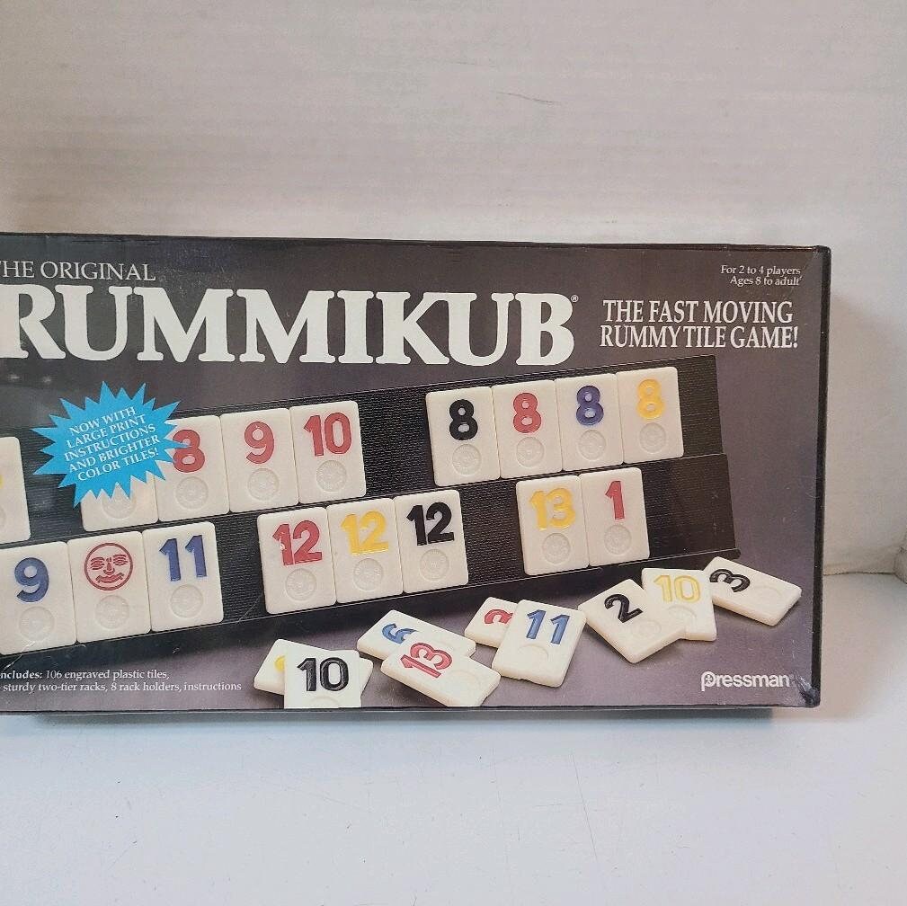 The Original Rummikub Pressman 1990 Game Etsy