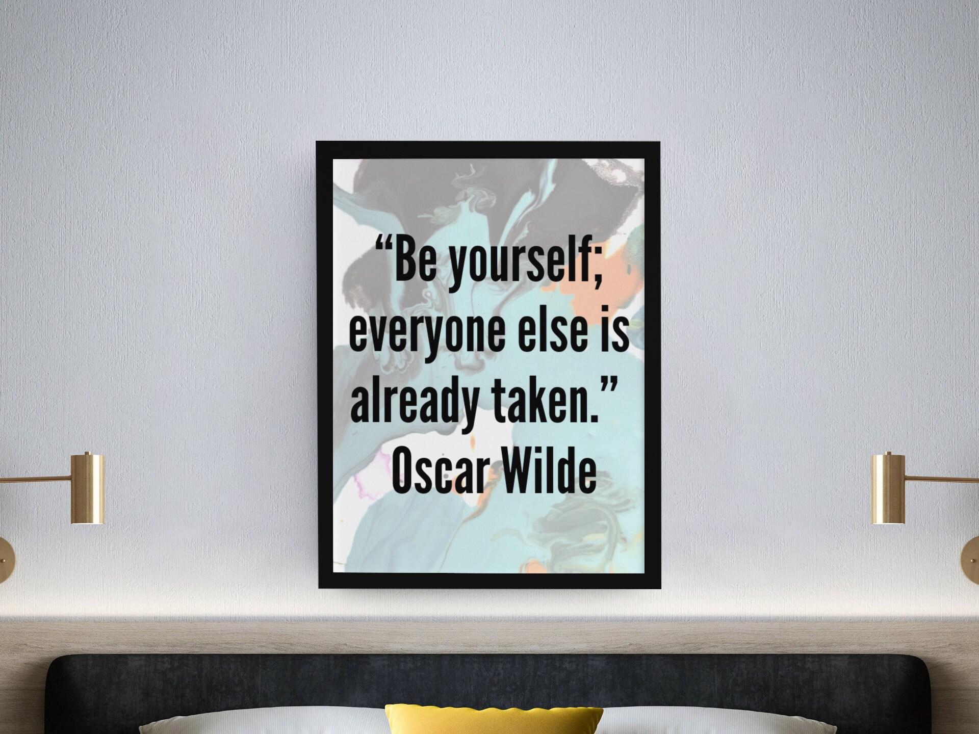 Mailed Poster Print Printed Art Print and Mail Positive Etsy