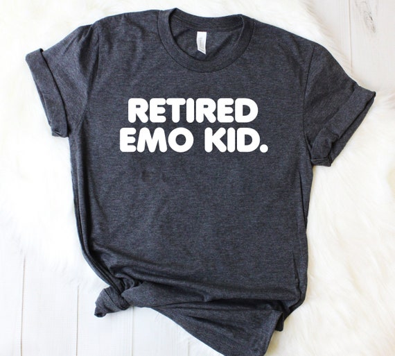 Retired Emo Kid Shirt Emo T Shirt Band Shirt Music Shirt Etsy
