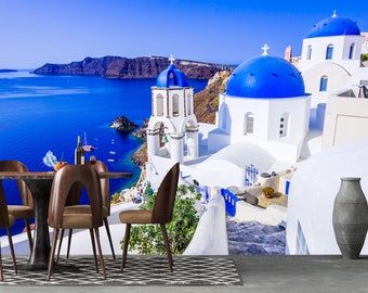 Greece Wallpaper Etsy