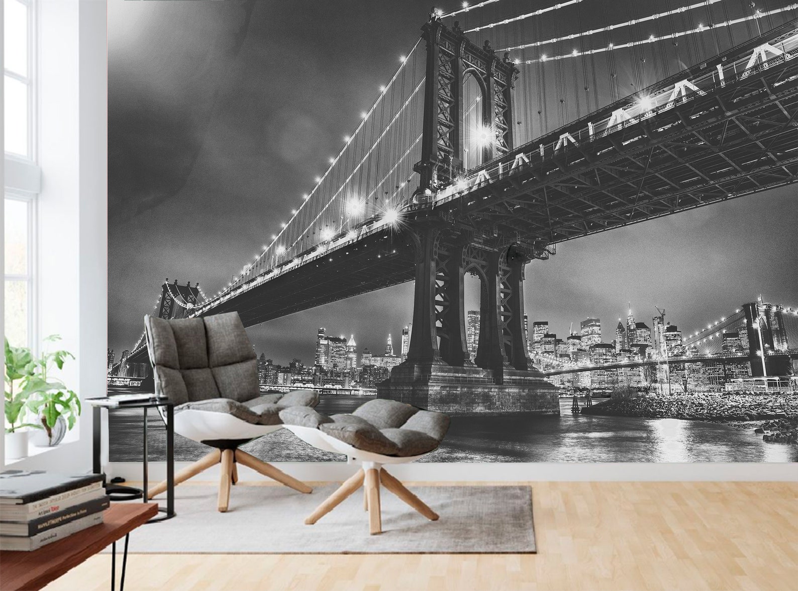 Self Adhesive Peel and Stick New York City Wallpaper Removable | Etsy