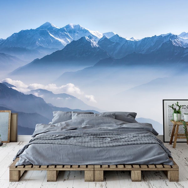 Mountain Wall Mural Etsy UK
