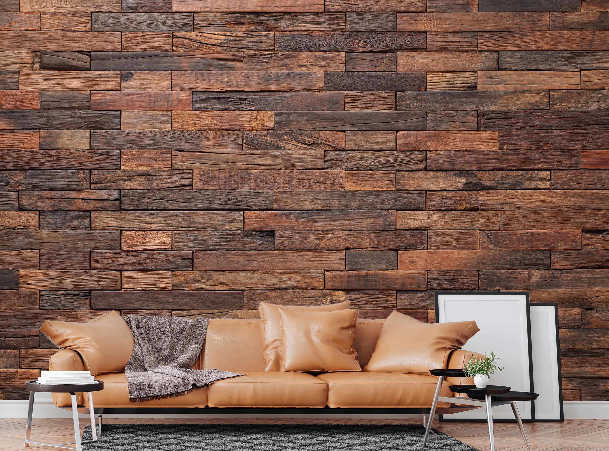 Dark Brown Wood Wallpaper 3D Rugged Wooden Texture Floor - Etsy Dark Brown Wood Wallpaper 3D Rugged Wooden Texture Floor - Etsy