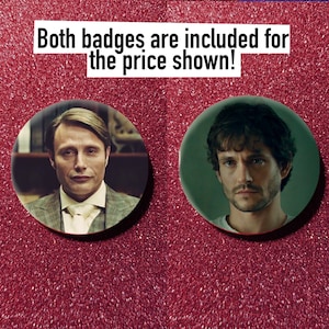 Hannibal and Will Hannibal badges image 1