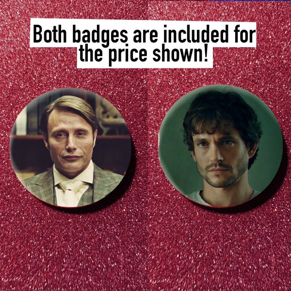 Hannibal and Will Hannibal badges