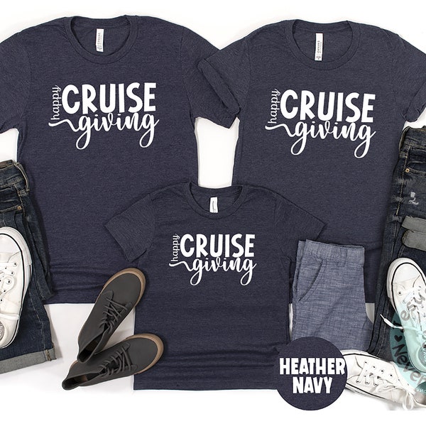 CruiseGiving Family Tee: Thanksgiving Vacation Matching Shirts, Happy Cruise giving Tees, Thanksgiving Festive shirts, Family Cruising shirt