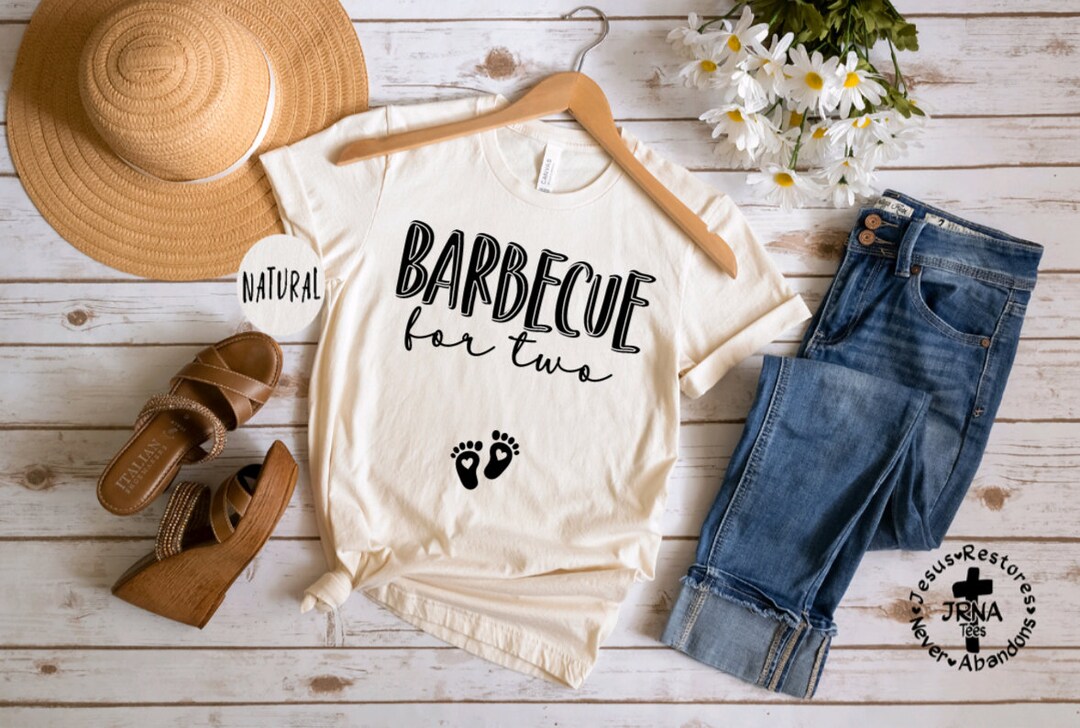 Women Pregnancy Tshirt Barbecue Pregnancy Reveal Shirt Mama Etsy