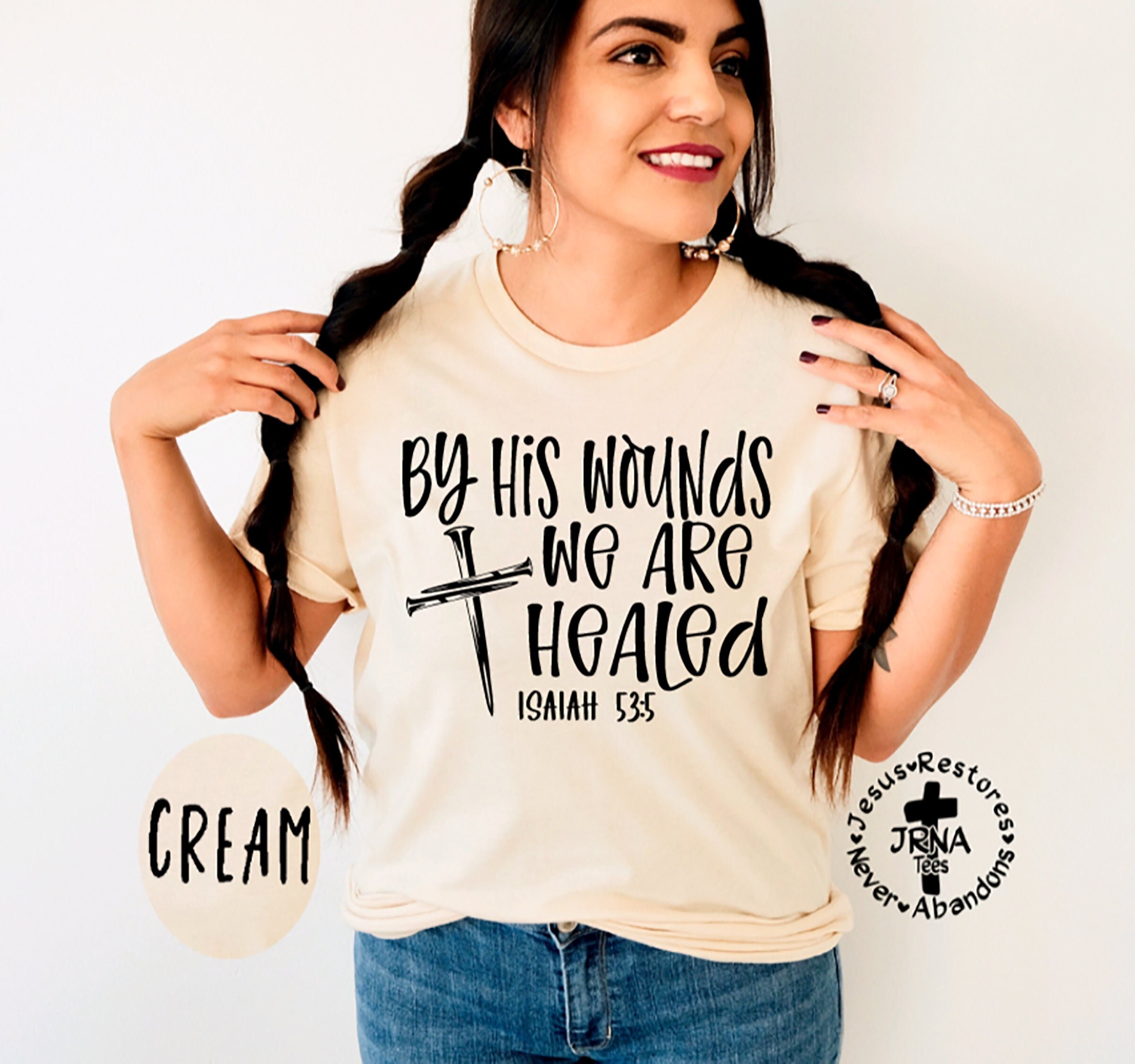 By His Wounds Women T shirt By His Wounds Women T shirt
