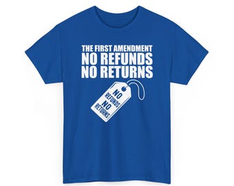 第一修正条項グラフィックTシャツ - ユニセックス ヘビーコットン、リバティデザイン
