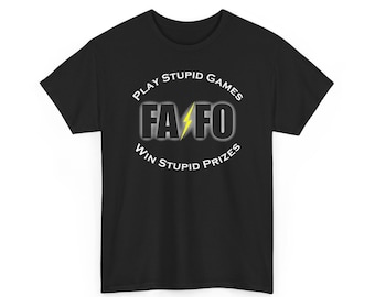 7. FAFOシャツ - 皮肉な大人のユーモアTシャツ - 大胆な態度のグラフィックTシャツ