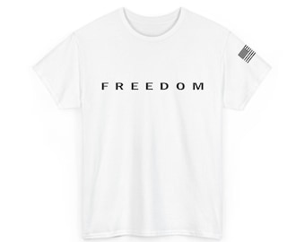 アメリカ国旗柄袖のフリーダムTシャツ - 愛国的なアメリカTシャツ