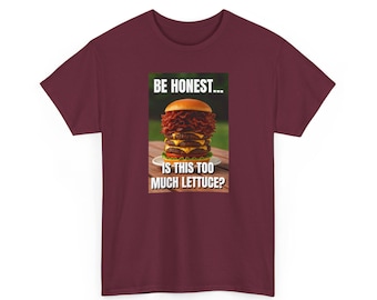 ベーコンチーズバーガーグラフィックTシャツ – フーディーリバティTシャツ