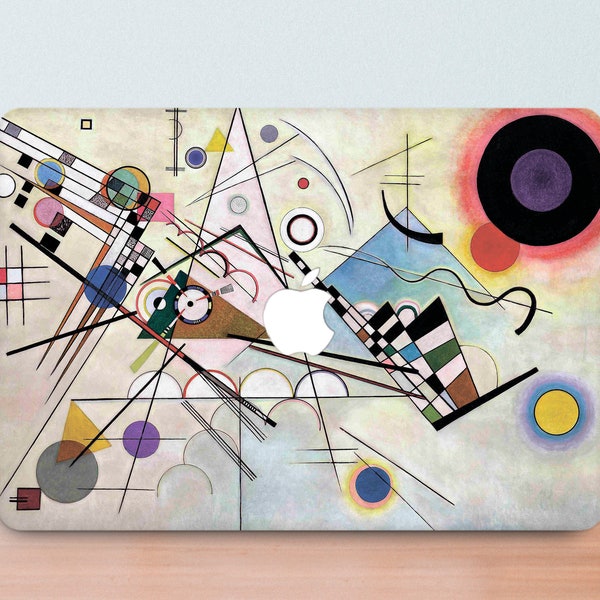 Wassily Kandinsky Custodia per MacBook Pro 16 Custodia per MacBook Air da 13 pollici Custodia per Macbook Pro da 13 pollici Custodia per laptop MacBook Pro 15 pollici Arte astratta DA0023