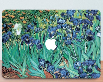 Irises Macbook Pro 16 Case 13 Inch Macbook Air Case Macbook Pro 13 Inch Case Laptop  Macbook Pro 15 Inch Van Gogh Painting Flowers  DA0016