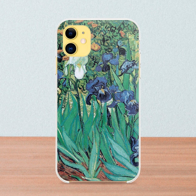 Van Gogh iPhone 11 Pro Case Silicone iPhone 11 Case iPhone Xs Case Irises iPhone 11 Pro Max iPhone Xr Cases iPhone 8 Plus Case DA0164