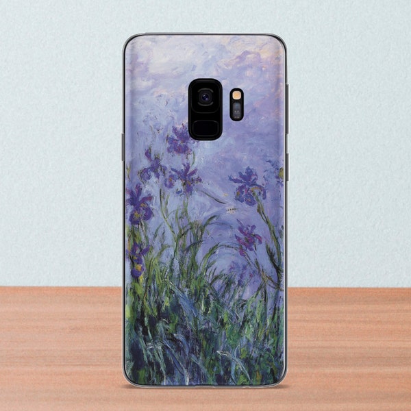 Claude Monet Samsung Galaxy S10+ Case Samsung S9 Plus Phone Case Irises Samsung Galaxy S8 Phone Case Samsung S20 Case Note S7 S6 S5 DA0177