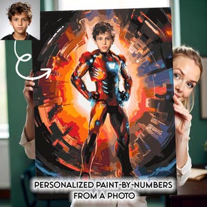 Superhelden Kinder Porträt / Holen Sie sich Ihr eigenes Superhelden Porträt von Ihrem Foto / Superheld Karikatur / Individuelles Superhelden Porträt / Geschenke für Kinder