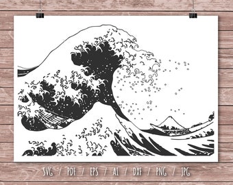ArtVerse Katsushika Hokusai 16 x 16 Indoor/Outdoor UV Properties-Waterproof and Mildew Proof The Wave in Sepia Pillow ArtVerse Katsushika Hokusai 16 x 16 Indoor/Outdoor UV Properties-Waterproof and Mildew Proof The Wave in Sepia Pillow