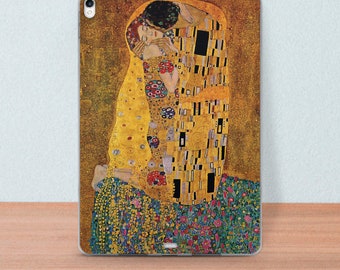 The Kiss 6th Gen iPad Mini Case iPad Pro 12.9 2021 Case Gustav Klimt Art  iPad 10.2 2021 Case iPad Pro 11.4 2021 Case iPad 8 Gen Case DA0127