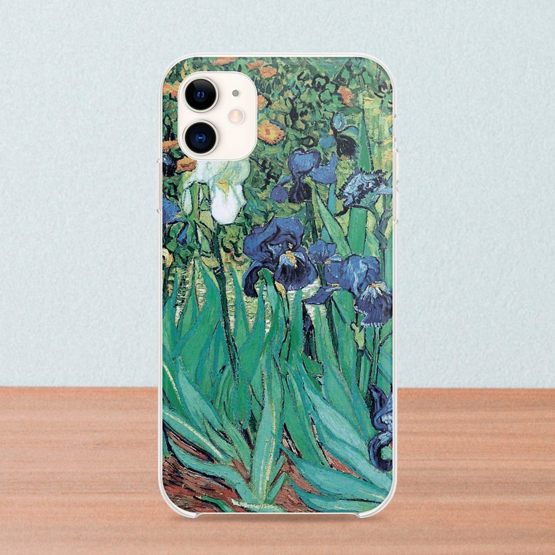 Van Gogh iPhone 11 Pro Case Silicone iPhone 11 Case iPhone Xs Case Irises iPhone 11 Pro Max iPhone Xr Cases iPhone 8 Plus Case DA0164