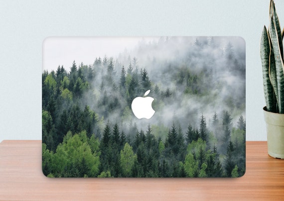 Foggy Forest Macbook Pro 16 Case Nature Print Macbook Air 13 Inch Case 2017 13 Inch Macbook Pro Cover Trees Macbook Pro 15 Inch Case DS0324