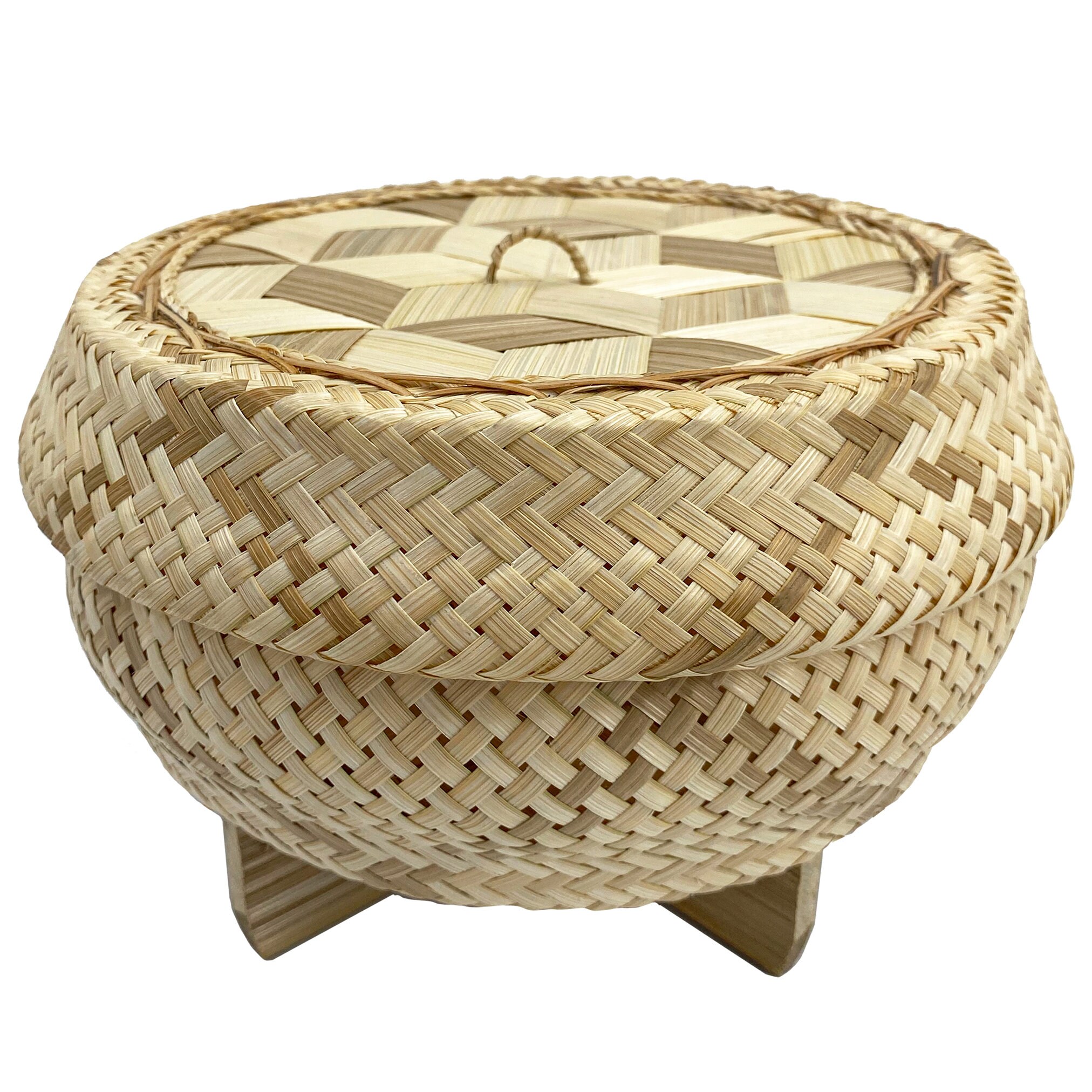 Natural Thai Bamboo Sticky Rice Electric Cooker Steamer Set Etsy