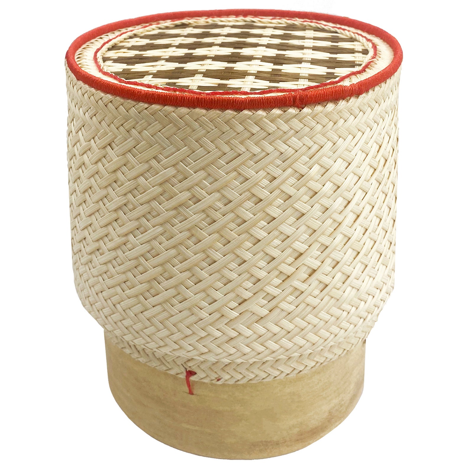 Bamboo Sticky Rice Serving Basket Handmade Thai Kratip Etsy