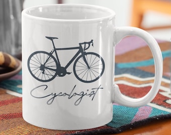 Cycologist Coffee Mug Gift For Biker | Funny Cycling Mug | Cycling Gifts For Men Bike Mug | Cycling Gift For Her Bicycle Mug | Bike Gifts