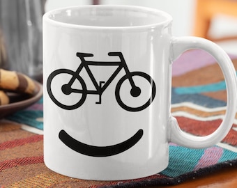 Bicycle Mug Gift For Biker | Cycling Coffee Mug | Cycling Gifts For Men Bike Mug | Cycling Gift For Her Bicycle Mug | Bike Rider Gifts