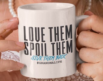 Grandma Life Mug | Grandma Coffee Mug | Funny Grandma Mug | Grandma Gift Birthday Grandparents Day Mothers Day Christmas | Grandmother Mug