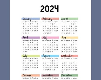 Printable Calendar 2024